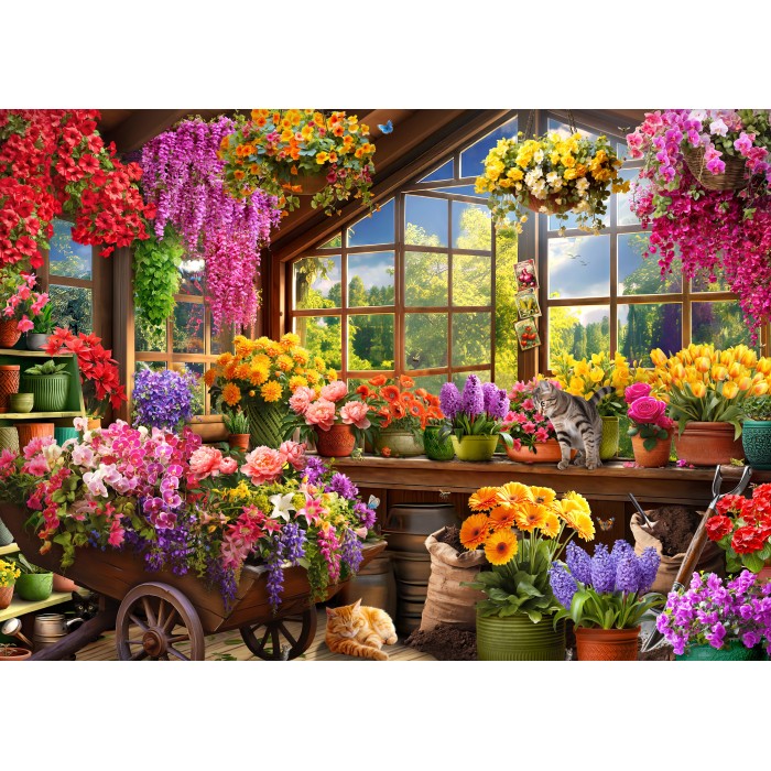 Puzzle Bluebird-Puzzle-F-90976 Potting Shed
