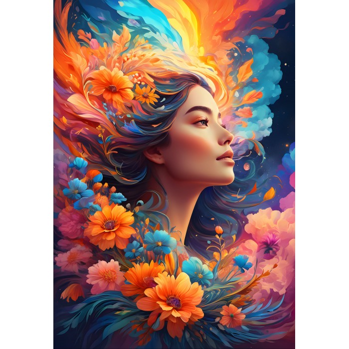 Puzzle Bluebird-Puzzle-F-90988 L'Esprit des Fleurs