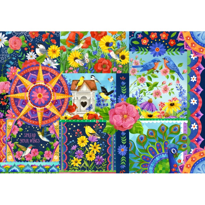 Puzzle Bluebird-Puzzle-F-90997 The Colours of Spring