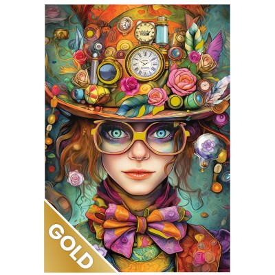 Puzzle  Bluebird-Puzzle-F-91003 Mad Props - Limited Edition with Gold Effect, Soft Touch and Collector Card
