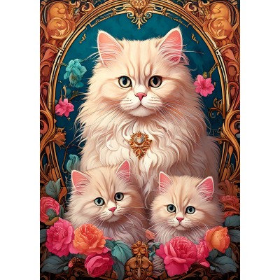 Puzzle  Bluebird-Puzzle-F-91006 The Cat Trio