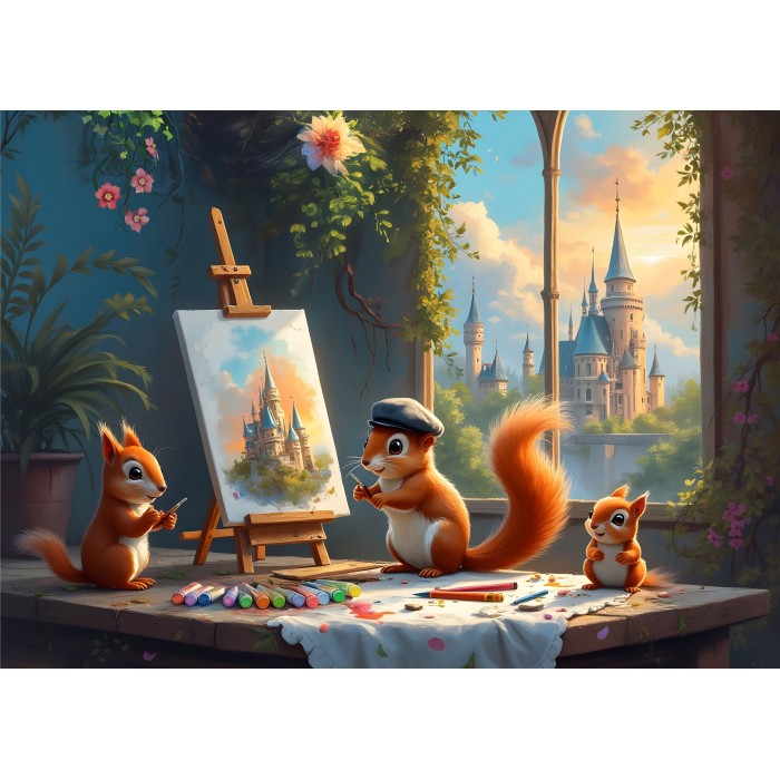 Puzzle Bluebird-Puzzle-F-91009 The Squirrels' Workshop