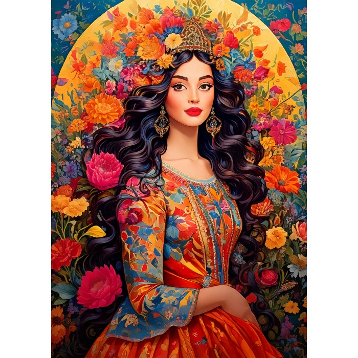 Puzzle Bluebird-Puzzle-F-91010 Flower Muse