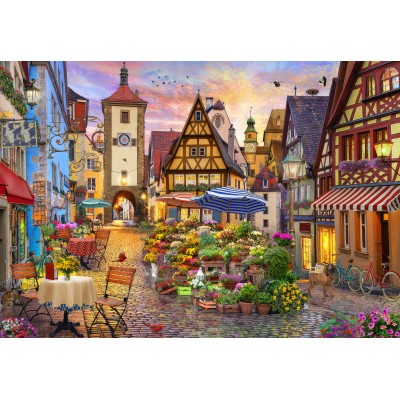 Puzzle  Bluebird-Puzzle-F-91011 Bavarian Town