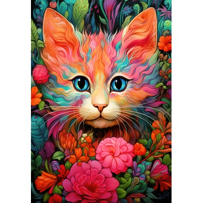 Puzzle  Bluebird-Puzzle-F-91019 Kitty & Bloom