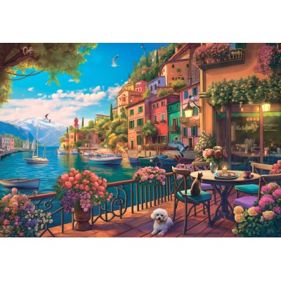 Puzzle  Bluebird-Puzzle-F-91020 Lake Como