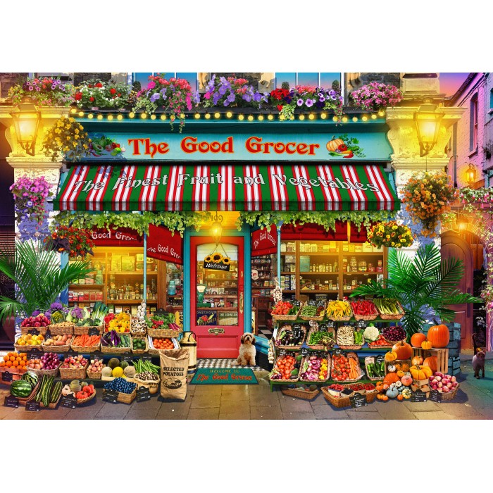 Puzzle Bluebird-Puzzle-F-91024 Grocery Store