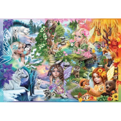 Puzzle  Bluebird-Puzzle-F-91028 A Season of Fairies