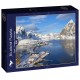 Bluebird-Puzzle - 500 pieces - Fjord - Lofoten Archipelago
