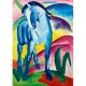 Bluebird-Puzzle - 1000 pieces - Franz Marc - Blue Horse I, 1911