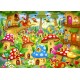 Bluebird-Puzzle - 104 pieces - Gnomes in Mushroom Homes