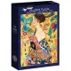 Bluebird-Puzzle - 1000 pièces - Gustave Klimt - Lady with Fan, 1918