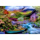 Bluebird-Puzzle - 1500 pieces - Heaven on Earth in the Mountains