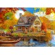 Bluebird-Puzzle - 500 pièces - Lake house