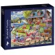Bluebird-Puzzle - 500 pièces - Lake View Cabin Mountain Time
