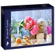 Bluebird-Puzzle - 1000 pièces - Pink Peony Flowers