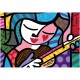 Bluebird-Puzzle - 1000 pieces - Romero Britto - Girl with guitar