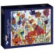 Bluebird-Puzzle - 1000 pièces - Sally Rich - Poppies - Paysage