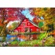 Bluebird-Puzzle - 1500 pieces - Sunny Autumn At The Barn