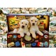 Bluebird-Puzzle - 104 pieces - Two Travel Puppies