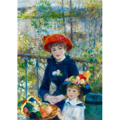 Bluebird-Puzzle - 1000 pieces - Renoir - Two Sisters (On the Terrace), 1881