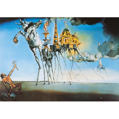 Bluebird-Puzzle - 1000 pièces - Salvador Dalí  - The Temptation of St. Anthony, 1946