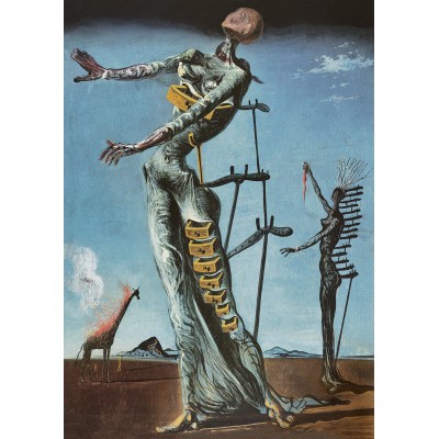 Bluebird-Puzzle - 1000 Teile - Salvador Dalí - Burning Giraffe, c. 1937