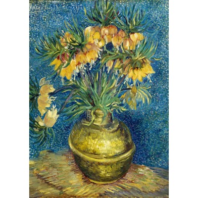 Bluebird-Puzzle - 1000 pieces - Vincent Van Gogh - Imperial Fritillaries in a Copper Vase, 1887