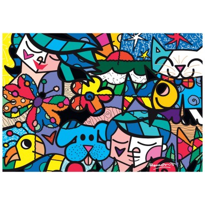 Bluebird-Puzzle - 1000 pieces - Romero Britto - Britto Garden