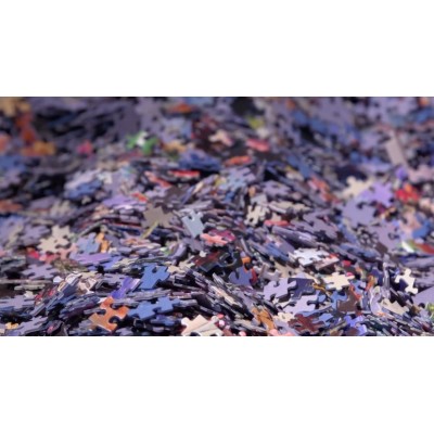Bluebird-Puzzle - 1000 pieces - Mystery Art Puzzle without Box & without Image - Bag of 1000 Pieces
