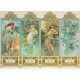 Bluebird-Puzzle - 1000 pieces - Mucha Alfons: Four Seasons