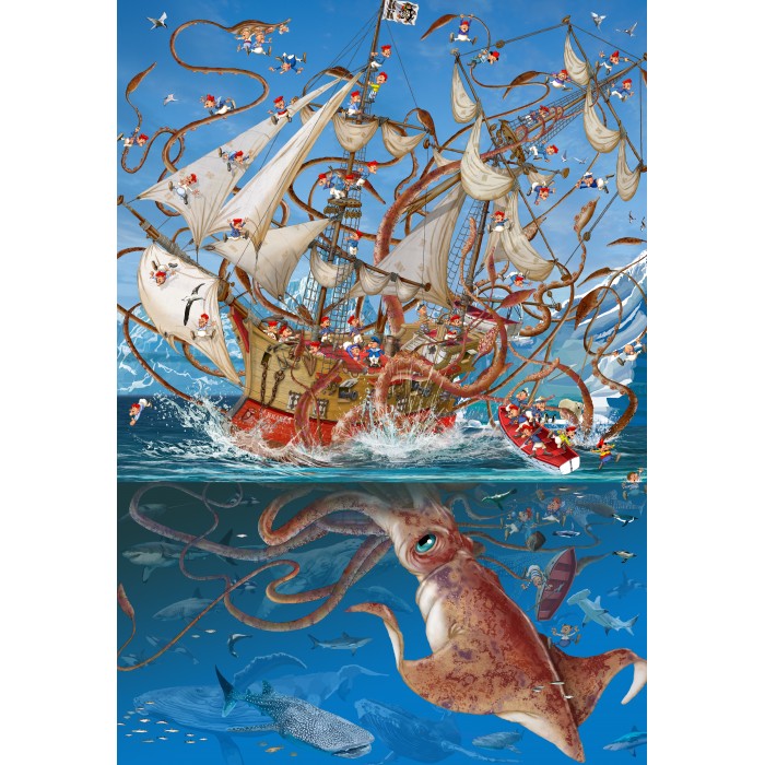 Puzzle Grafika-F-32338 Kraken