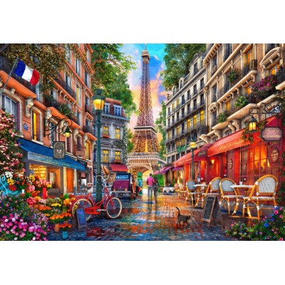 Puzzle Paris Street - 1000 pièces -Bluebird-Puzzle-F-90703