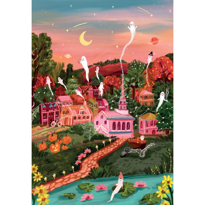 Puzzle Pieces-Peace-F-00143 Halloween Town