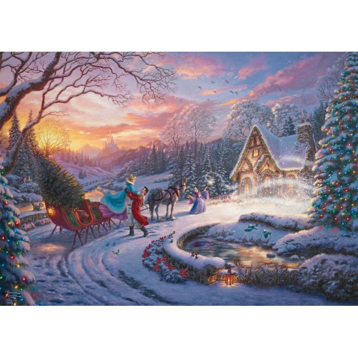 Puzzle Schmidt-Spiele-58035 Disney - Cendrillon - Le sapin de Noël