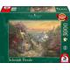 Bluebird-Puzzle - 3000 pièces - Thomas Kinkade - Le Cottage et le Phare